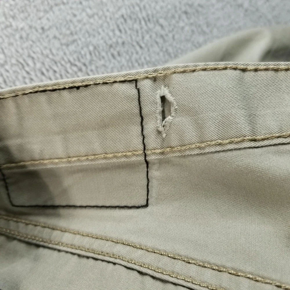 Levis 511‎ Jeans Mens 34x32 Beige Slim Straight Light Wash Mid Rise Office Work